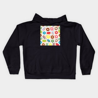 Delicious Ditsy Donuts Kids Hoodie